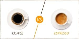 difference between coffee and espresso