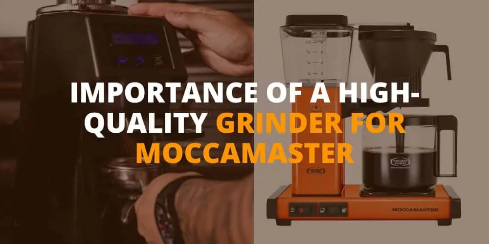 High-Quality Grinder for Moccamaster Coffee