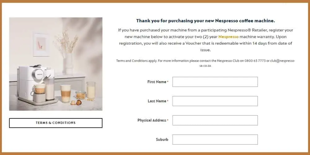 How to Register Nespresso Machine