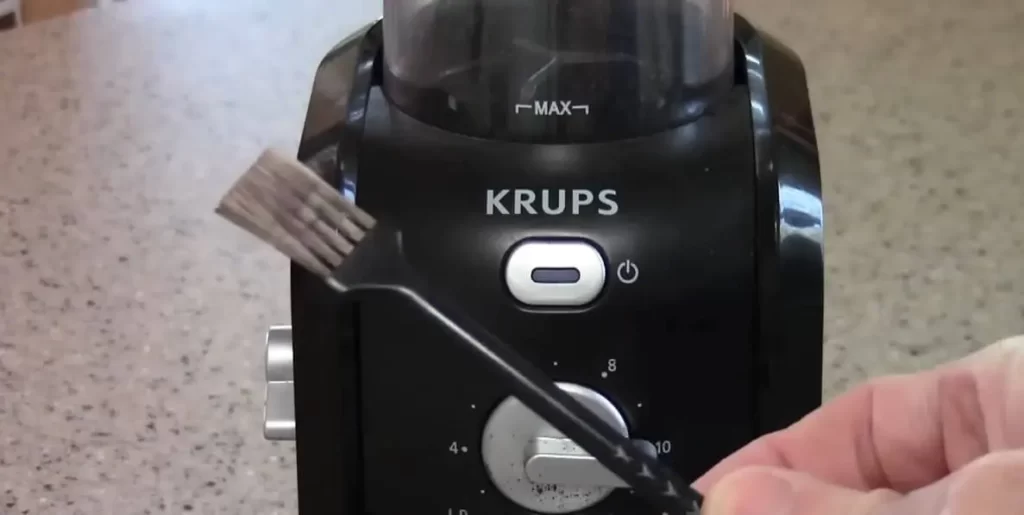 Krups coffee grinder cleaning rush