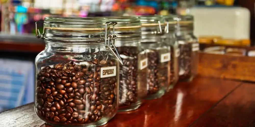 Store coffee beans