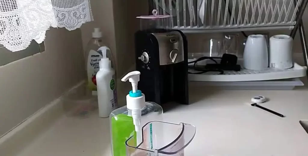 clean Krups coffee grinder Using cleaner