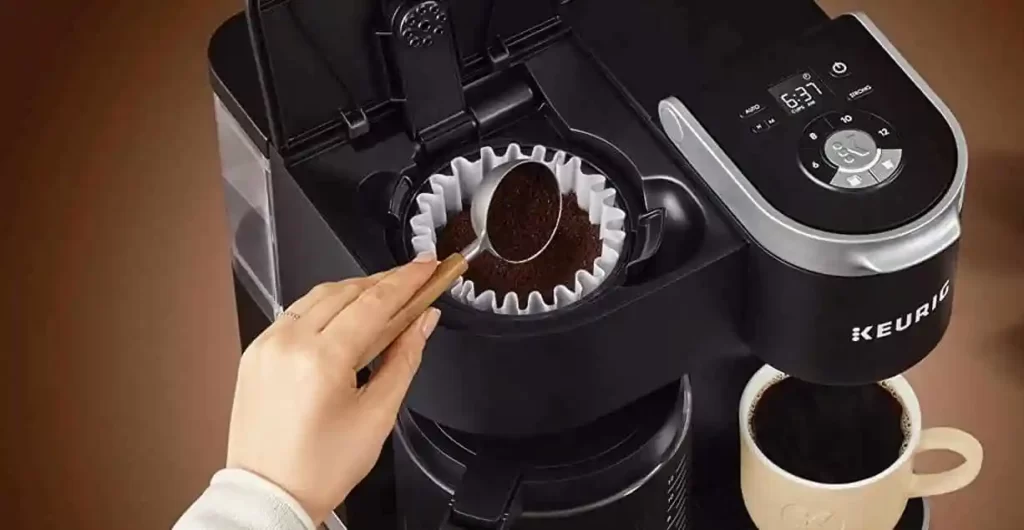 coffee ground in drip coffee