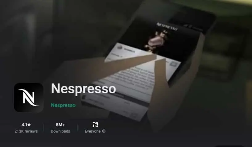 Nespresso Mobile App