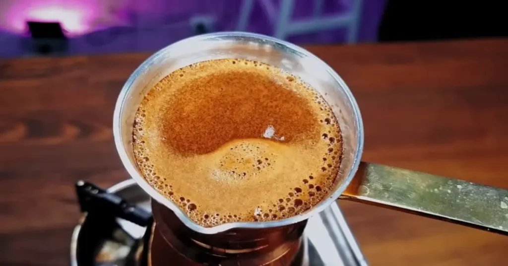how to make Turkish coffee with ibrik