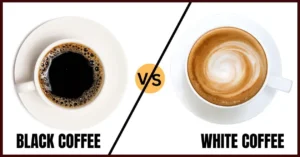 white coffee vs black coffee