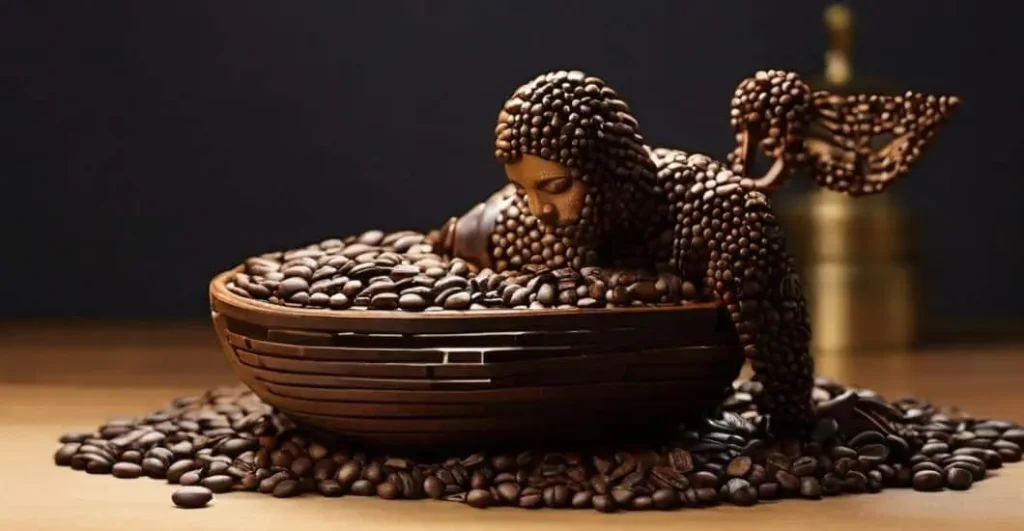 Artistic Creations With Coffee Bean