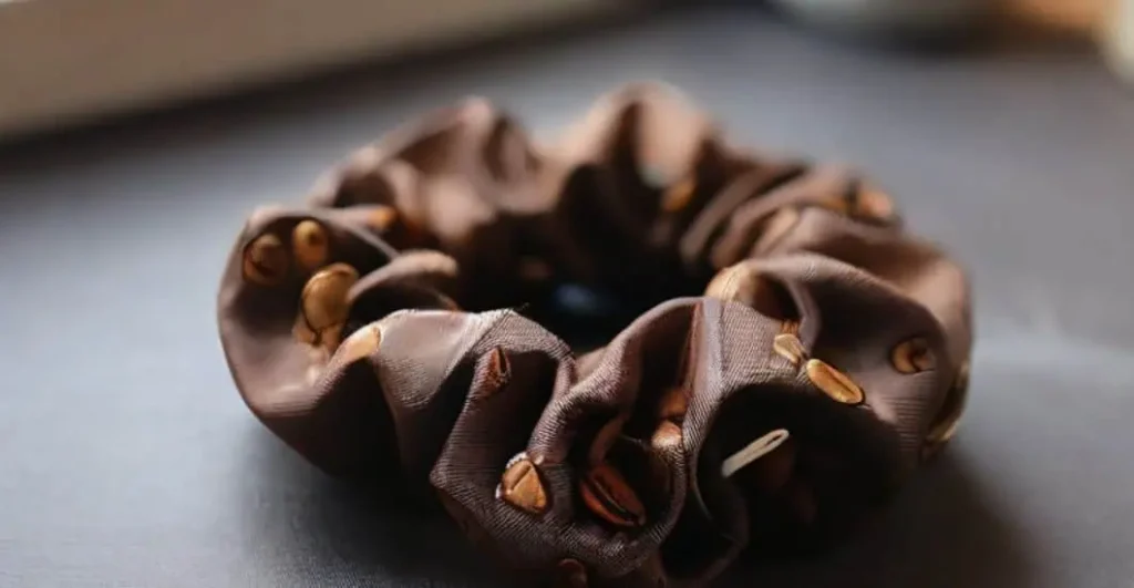 Handmade coffee Scrunchies 